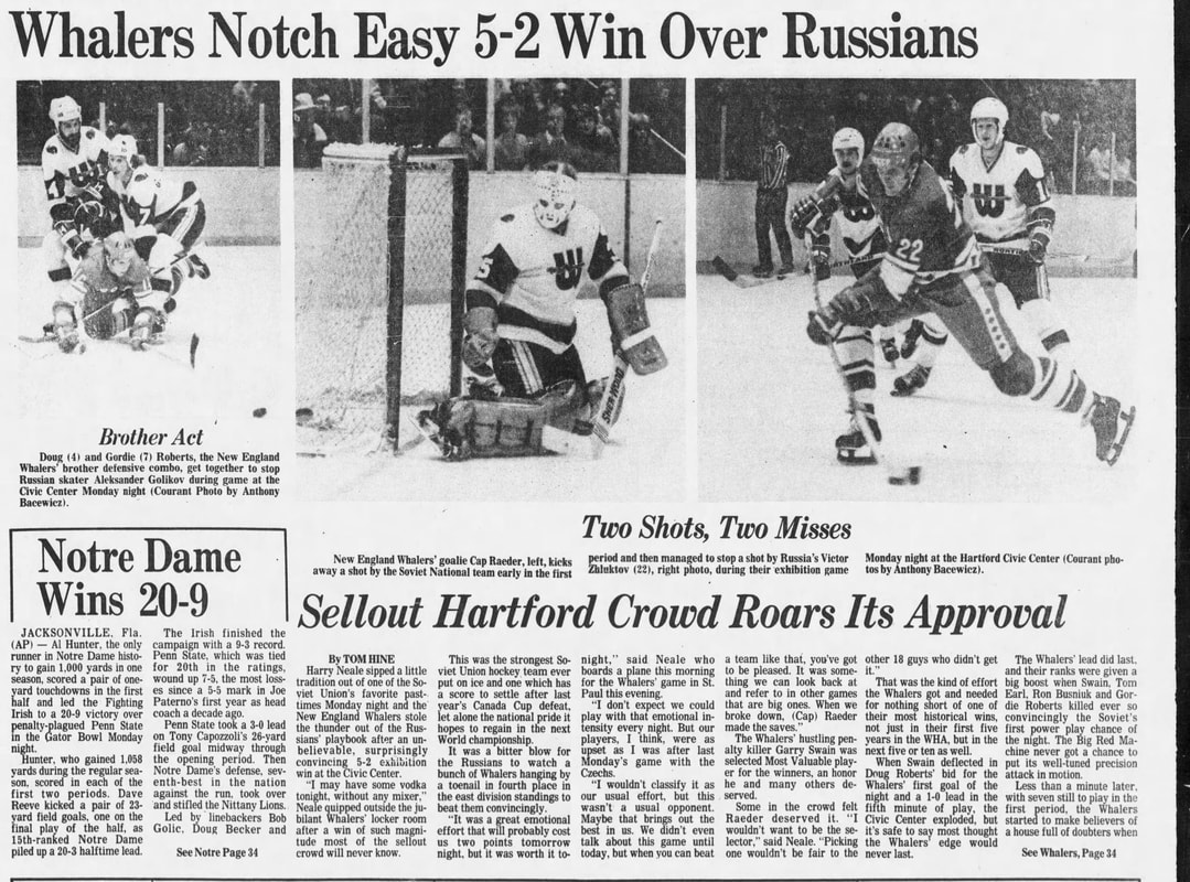 New England Whalers vs. Soviets on the PHA Podcast